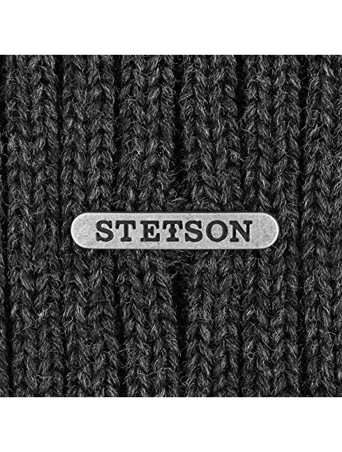 Stetson Georgia Wool Knit Hat with Cuff Women/Men - Made in Germany
