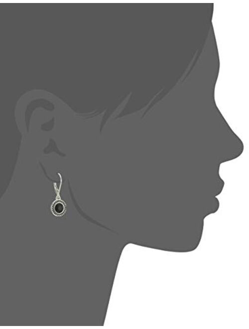 Anne Klein Napier Women's Pierced Earrings Pearl Drop Leverback