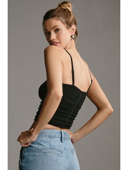 By Anthropologie Seamless Ruched Bandeau Top