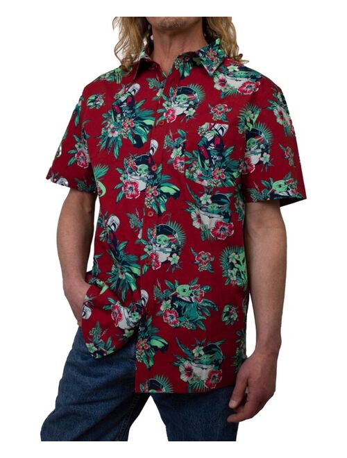 FIFTH SUN Men's This is the Bouquet Short Sleeves Woven Shirt
