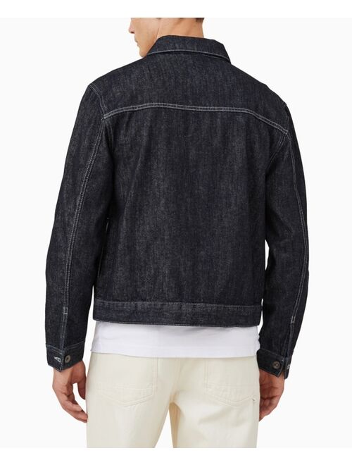 COTTON ON Men's Bowery Denim Long Sleeve Jacket