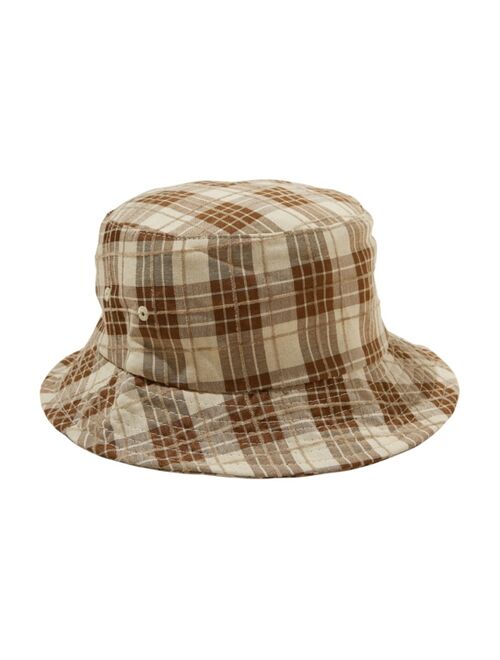 COTTON ON Men's Check Bucket Hat