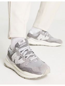57/40 sneakers in gray