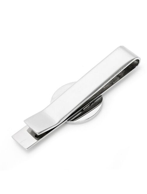 Cufflinks, Inc. Stainless Steel Round Infinity Engravable Tie Bar