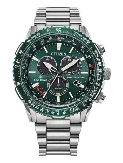Eco-Drive Men's Chronograph Promaster Sky Stainless Steel Bracelet Watch 46mm