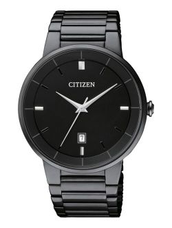 Men's Quartz Black Ion-Plated Stainless Steel Bracelet Watch 40mm BI5017-50E