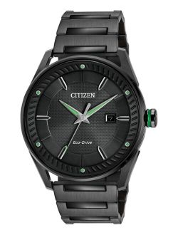 Drive from Citizen Eco-Drive Men's Black Ion-Plated Stainless Steel Bracelet Watch 42mm BM6985-55E