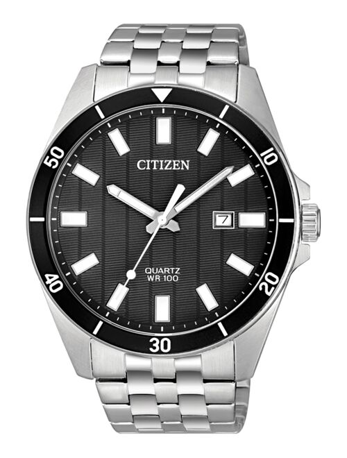 CITIZEN Men's Quartz Stainless Steel Bracelet Watch 42mm
