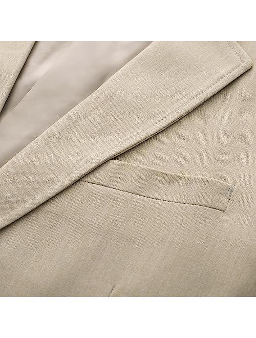 GRACE KARIN Men's Casual Blazer Suit Jackets 2 Button Lightweight Sport Coats