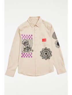 riveriswild UO Exclusive Rally Team Button-Down Shirt