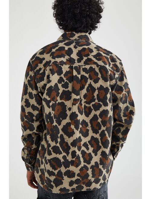 Urban Outfitters UO Patterned Cord Overshirt