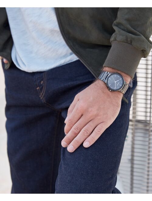 CITIZEN Men's Eco-Drive Axiom Gray Stainless Steel Bracelet Watch 41mm