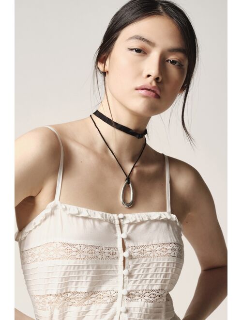 Urban Outfitters Corey Oval Corded Necklace