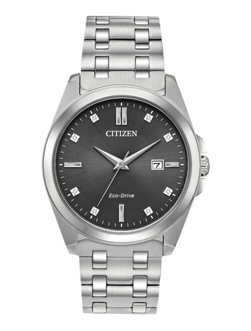 CITIZEN Eco-Drive Men's Corso Stainless Steel Bracelet Watch 41mm