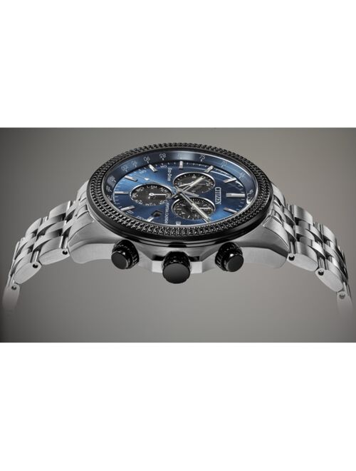 CITIZEN Eco-Drive Men's Chronograph Brycen Stainless Steel Bracelet Watch 44mm