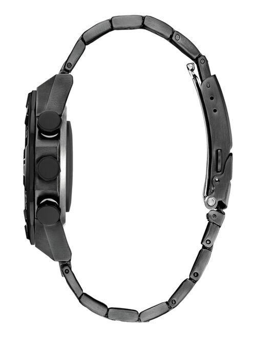 CITIZEN Men's CZ Smart Hybrid HR Grey Ion-Plated Stainless Steel Bracelet Smart Watch 44mm