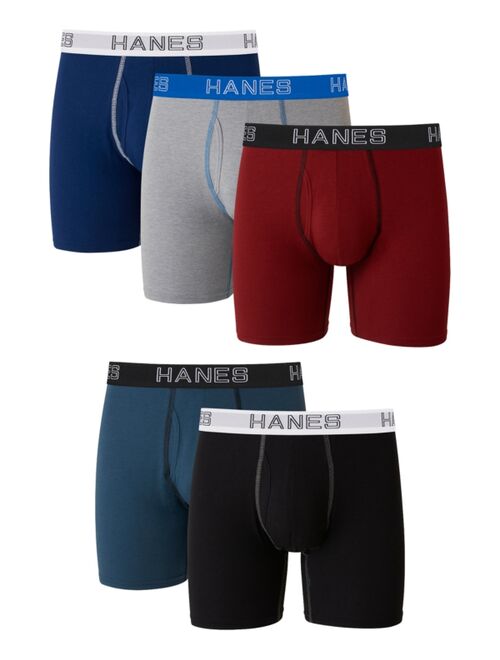 Hanes Men's 5-Pk. Ultimate Stretch Boxer Briefs