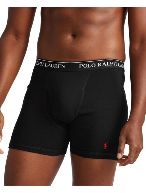 Polo Ralph Lauren Men's Classic Cotton Boxer Briefs, 5-Pack