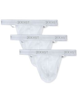 2(x)ist Men's 3-Pk. Cotton Essential Y-Back Thongs