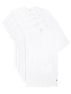 Men's Undershirt, Slim Fit Classic Cotton Crews 5 Pack