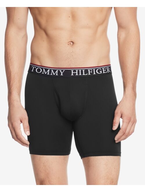 Tommy Hilfiger Men's 3-Pk. Cool Moisture-Wicking 4-Way Stretch Boxer Briefs