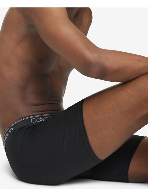 Calvin Klein Men's 3-Pk. Micro Stretch Long Boxer Briefs