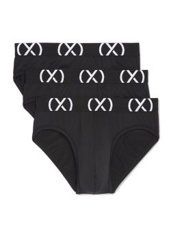 2(x)ist Men's Micro Sport No Show Performance Ready Brief, Pack of 3