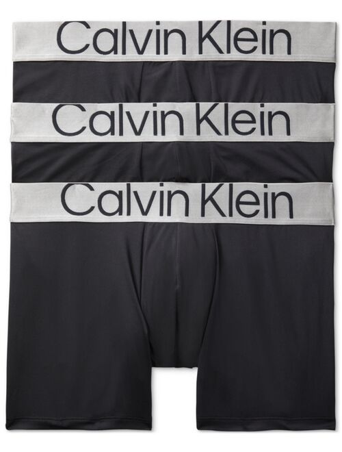 Calvin Klein Men's 3-Pk Steel Boxer Briefs