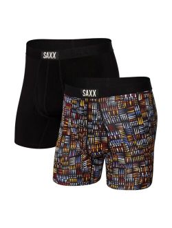 Men's Ultra Super Soft Boxer Fly Brief, Pack of 2