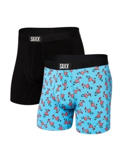 Men's Ultra Super Soft Boxer Fly Brief, Pack of 2