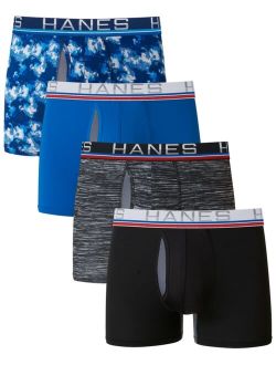 Men's 4-Pk. Ultimate Sport with X-Temp Total Support Pouch Trunks