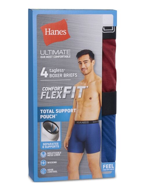Hanes Men's Ultimate 4pk. ComfortFlex Fit Boxer Briefs