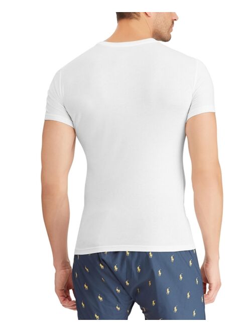 Polo Ralph Lauren Men's Slim Fit Crewneck Undershirt, 3-Pack
