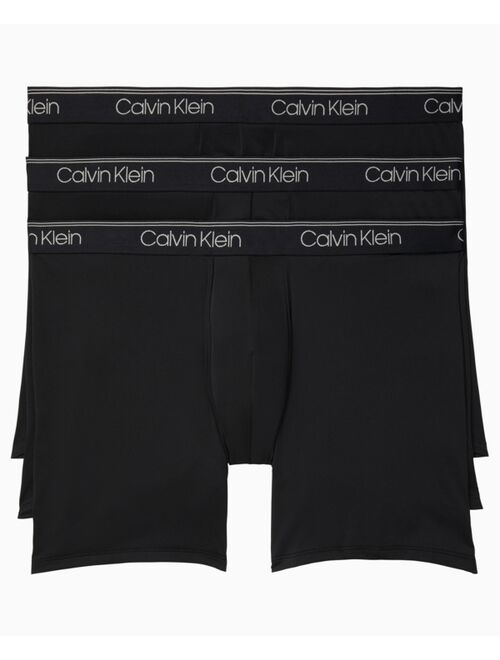 Calvin Klein Men's Big & Tall Microfiber Stretch 3 Pack Boxer Brief