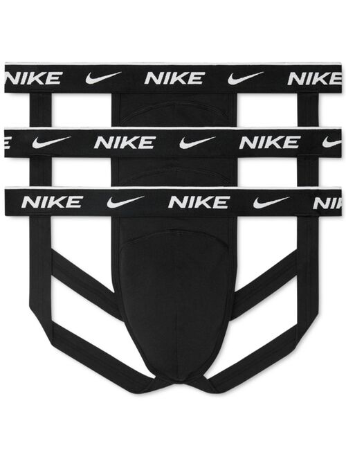 Nike Men's 3-Pk. Dri-FIT Essential Cotton Stretch Jock Strap