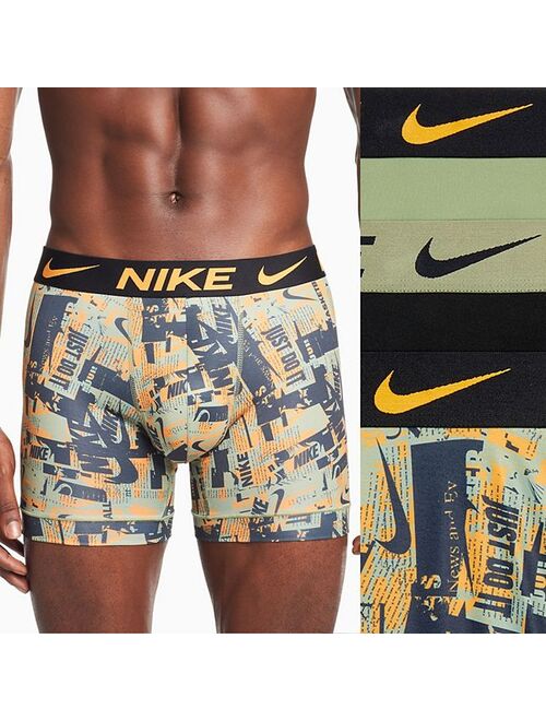 Men's Nike Dri-FIT Essential 3-pack Microfiber Boxer Briefs