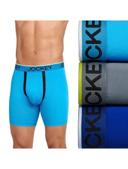3-Pack Chafe Proof Pouch Microfiber 5" Boxer Briefs
