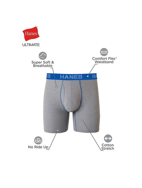 Men's Hanes Ultimate 5-Pack Stretch Boxer Brief