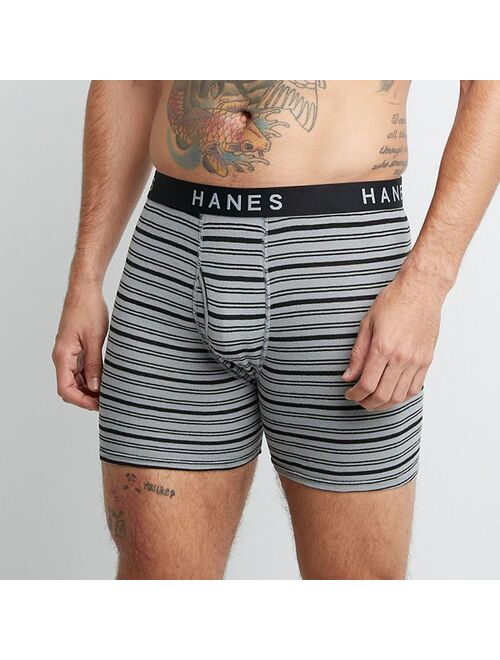Men's Hanes Ultimate 5-pack Exposed Waistband Boxer Briefs
