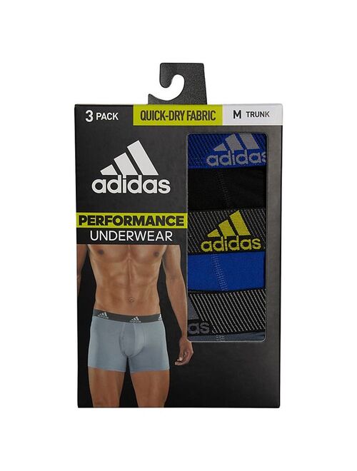 Men's adidas Performance 3-Pack Trunk Briefs
