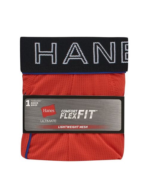 Men's Hanes Ultimate Comfort Flex Fit Lightweight Mesh Cotton Modal Boxer Briefs
