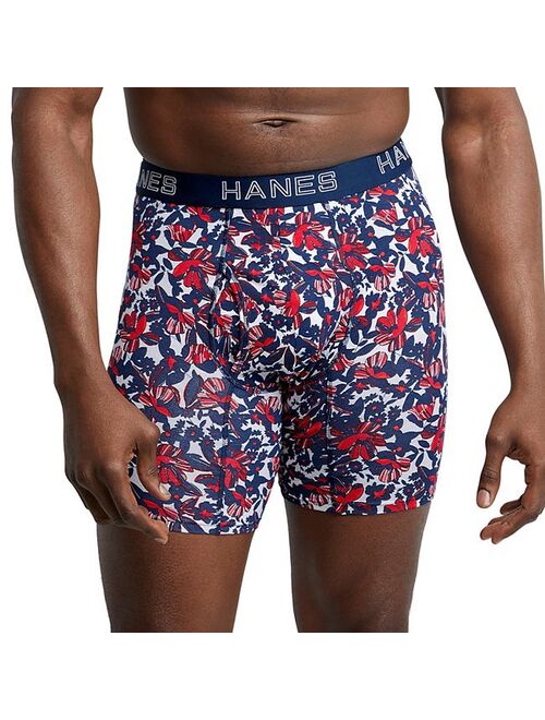 Men's Hanes Ultimate Comfort Flex Fit Poly-Span Boxer Briefs