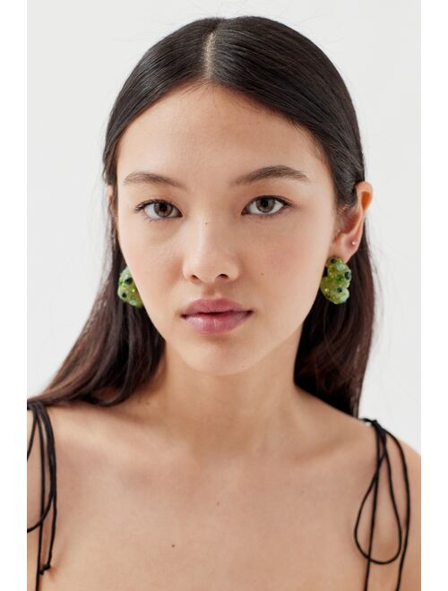 Urban Outfitters Cosmos Glitter Hoop Earring
