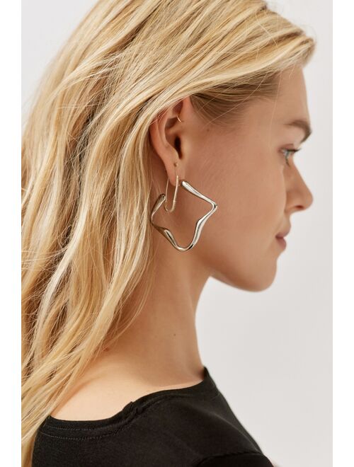 Urban Outfitters Eos Square Hoop Earring