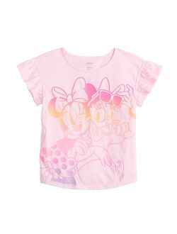 disneyjumping beans Disney/Jumping Beans Disney's Minnie Mouse Girls 4-12 Adaptive Flutter Graphic Tee by Jumping Beans
