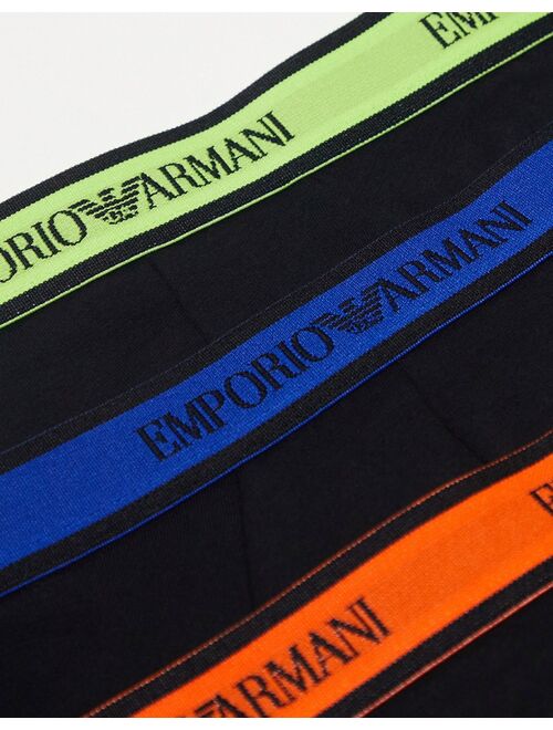 Emporio Armani Bodywear 3 pack briefs in black