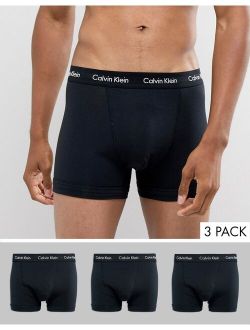 Cotton Stretch Trunks 3 pack