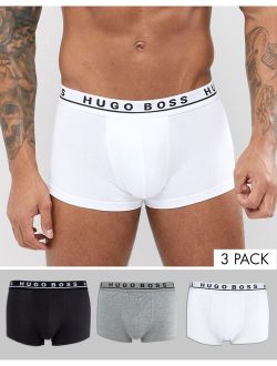 BOSS Bodywear BOSS trunks 3 pack in multi