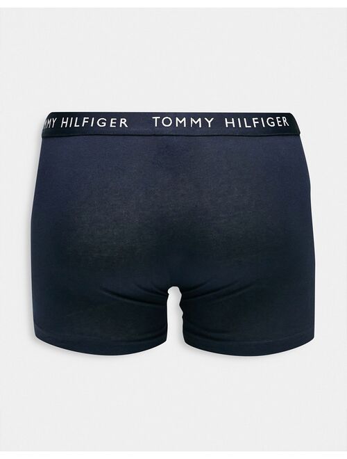 Tommy Hilfiger 3 pack boxer briefs in green, burgundy and navy