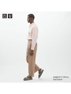 U Wide-Fit Pleated Chino Pants